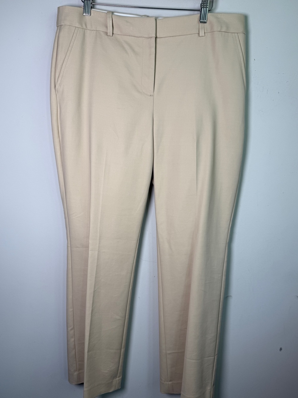 Talbots Freeport Khaki Petite Trouser Pants Sz 12P